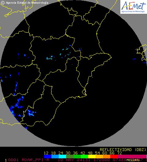Radar Valencia/Murcia cycle 0